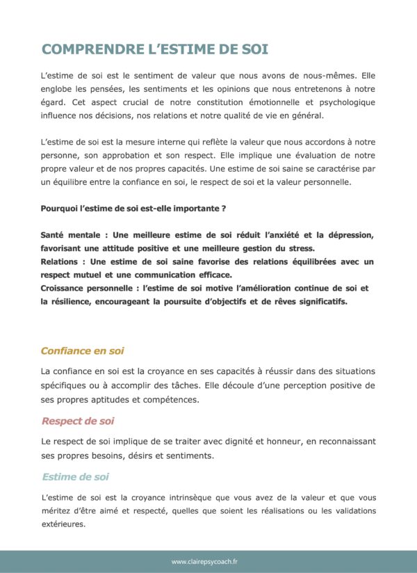 Estime de soi et TCA - en ligne1 Estime de soi et TCA - en ligne1
