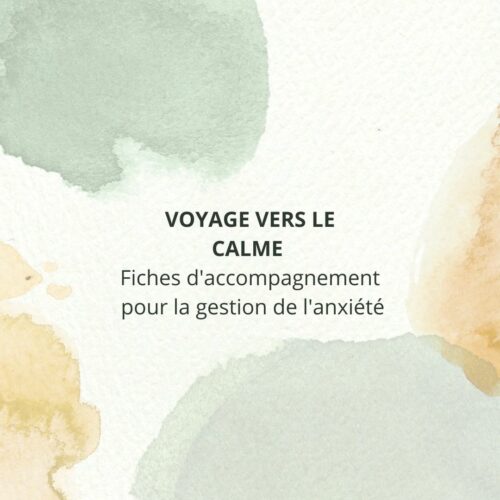 Programme – Anxiété Programme – Anxiété