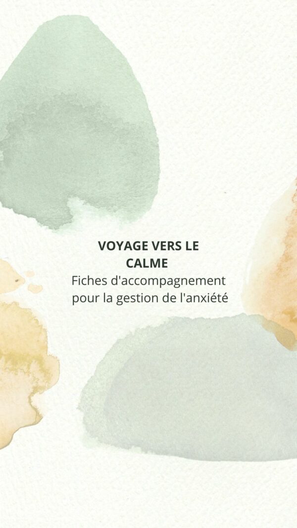 Programme – Anxiété