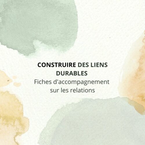 Programme – Relationnel & Attachement Programme – Relationnel & Attachement